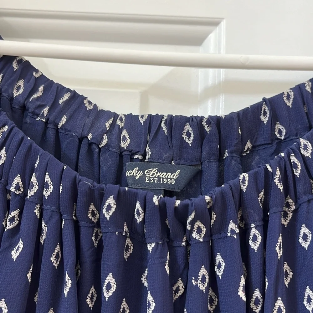 Lucky Brand rayon top S - Picture 2 of 7